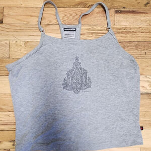 Grey Joe Boxer crop top #y2kfashion